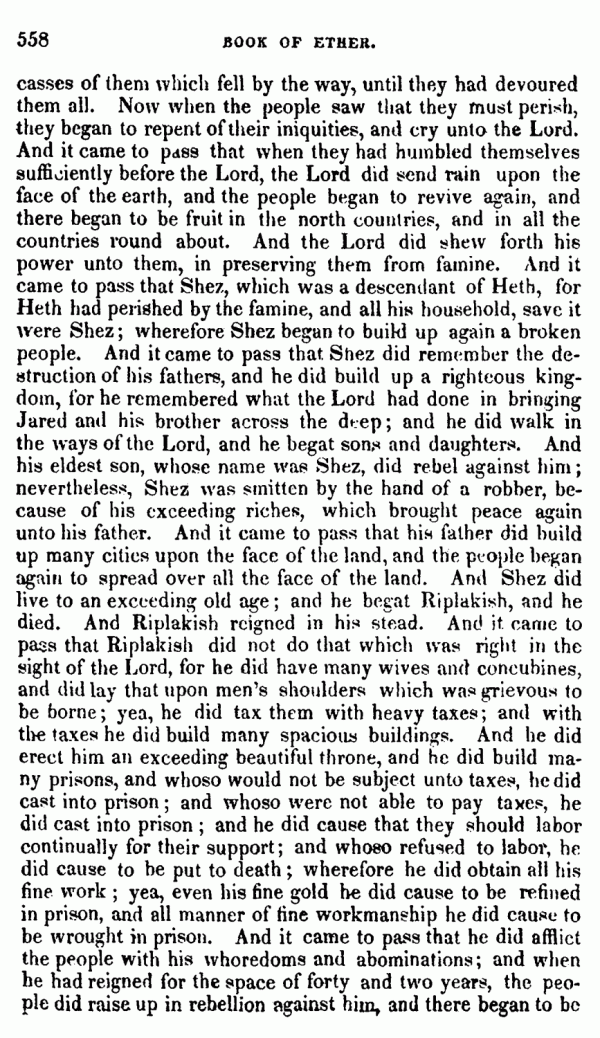 Book Of Mormon - Ether - Page 558