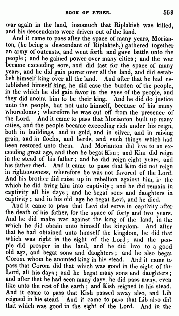 Book Of Mormon - Ether - Page 559