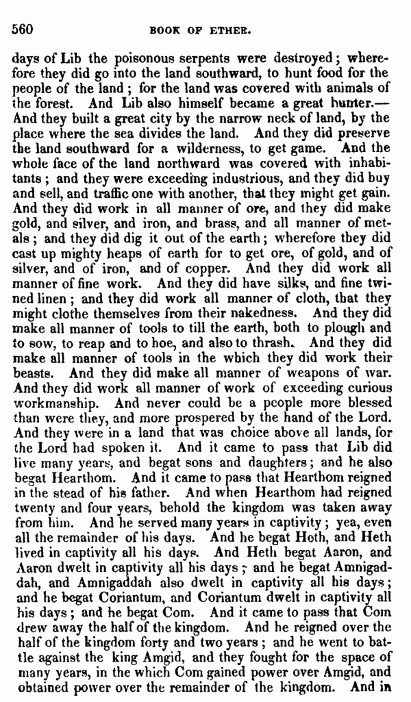 Book Of Mormon - Ether - Page 560