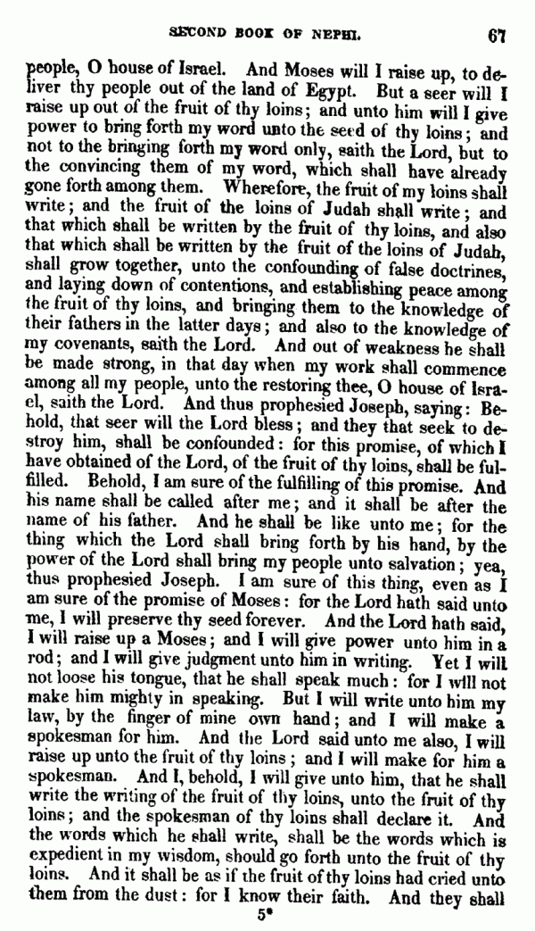 Book Of Mormon -  2 Nephi - Page 67