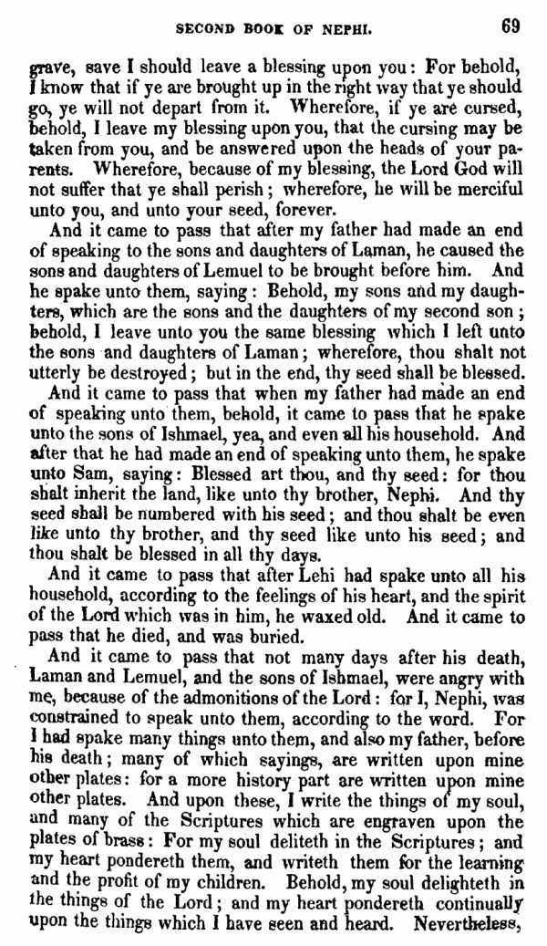 Book Of Mormon - 2 Nephi - Page 69