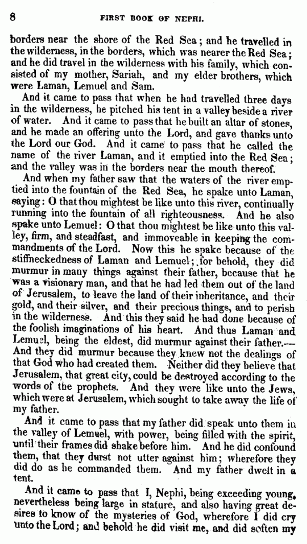 Book Of Mormon -1 Nephi - Page 8