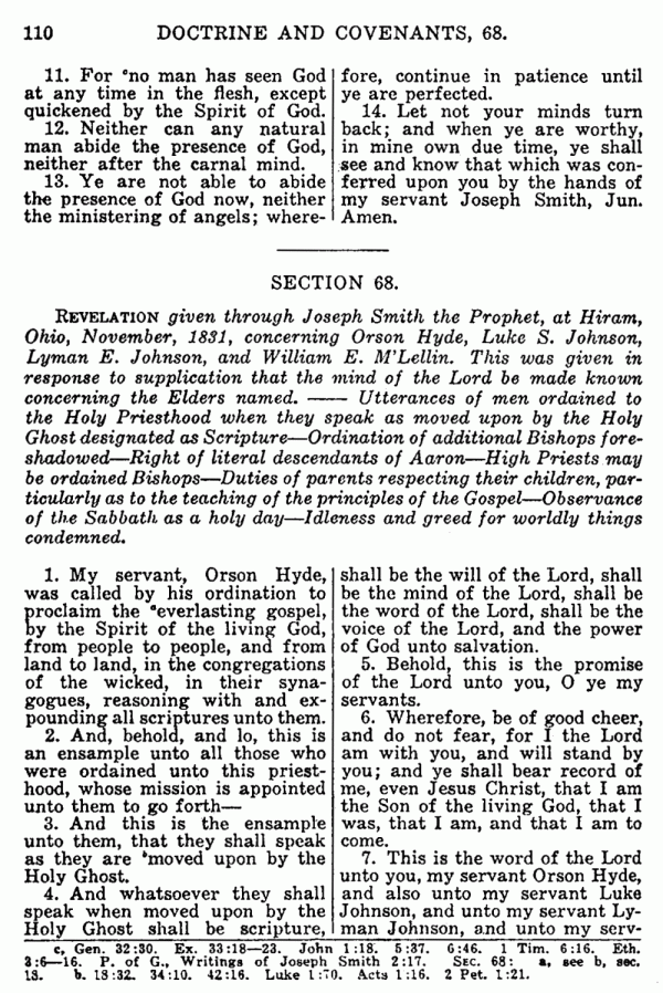 Doctrine And Covenants