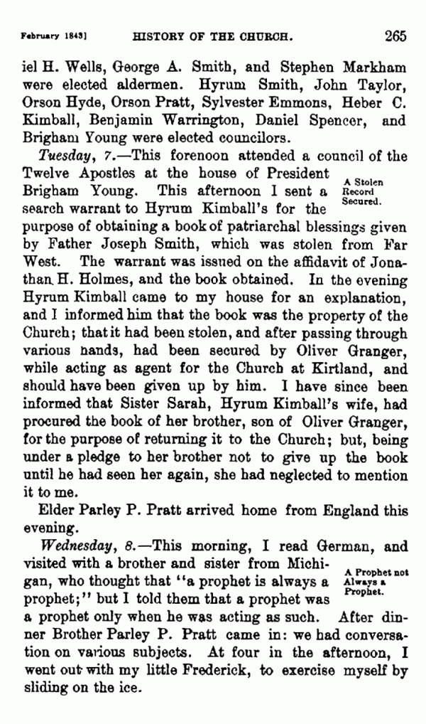 History Of The Church