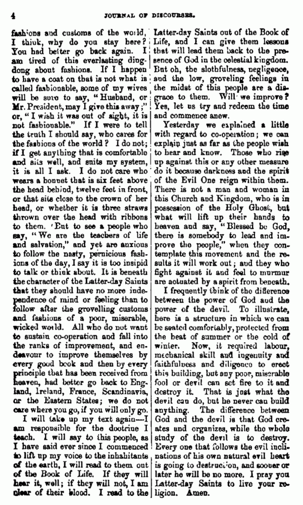 Journal of Discourses, vol. 13, p. 4